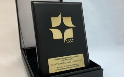 Elektrometal je dobitnik nagrade za posebni doprinos u razvoju privrede regiona za 2021. godinu iz oblasti usluge